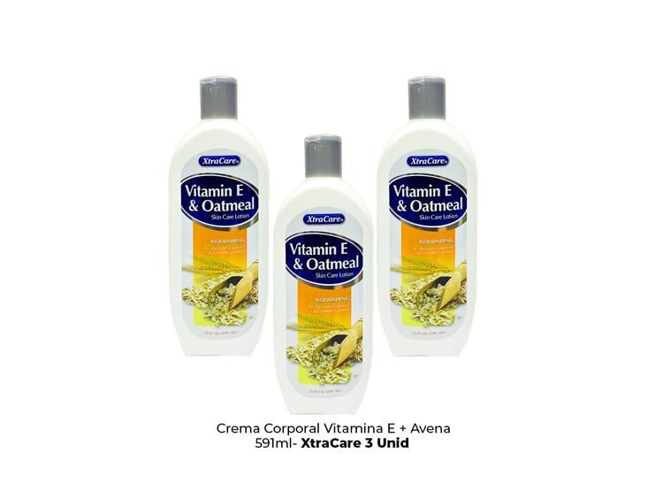 CREMA CORPORAL VITAMIN E Y OATMEAL 591ML XTRACARE 3 UND - 2