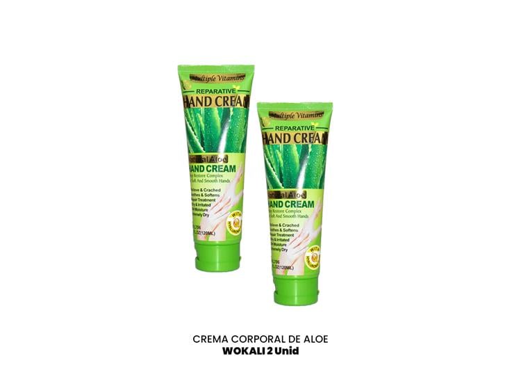 CREMA PARA MANOS ALOE VERA 120ML FRUIT OF THE WOKALI 2 UND - 2