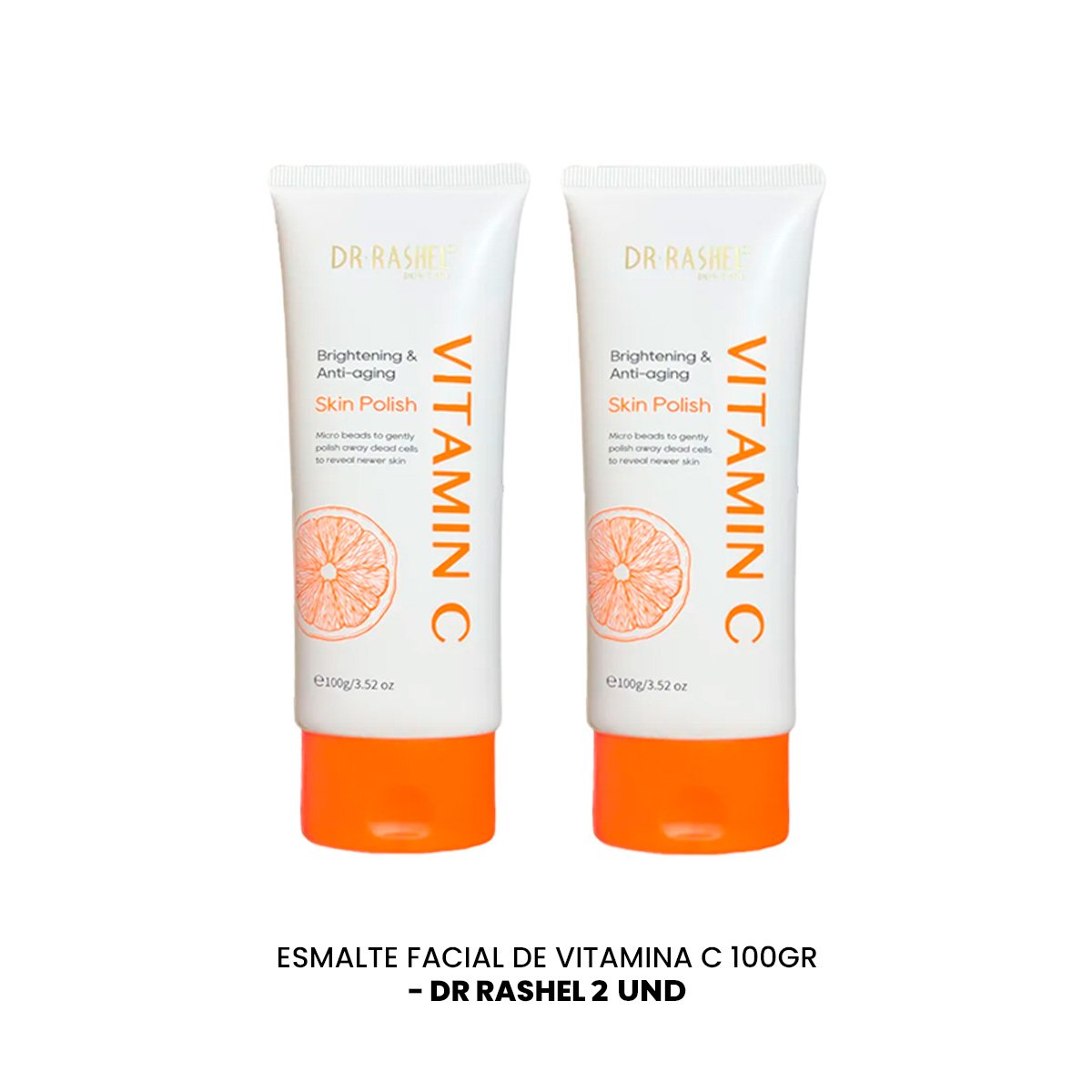 ESMALTE FACIAL DE VITAMINA C 100GR DR RASHEL 2 UND - 2