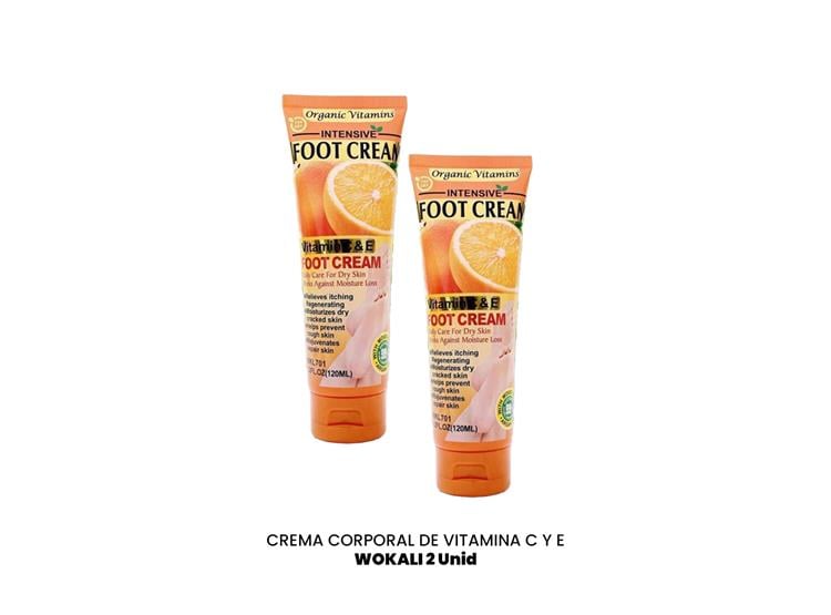 CREMA PARA PIES DE NARANJA 120ML FRUIT OF THE WOKALI 2 UND - 2