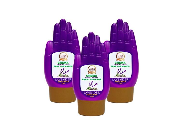 CREMA DE MANOS HIDRATANTE LAVANDA 120ML NEVADA 3 UND - 1