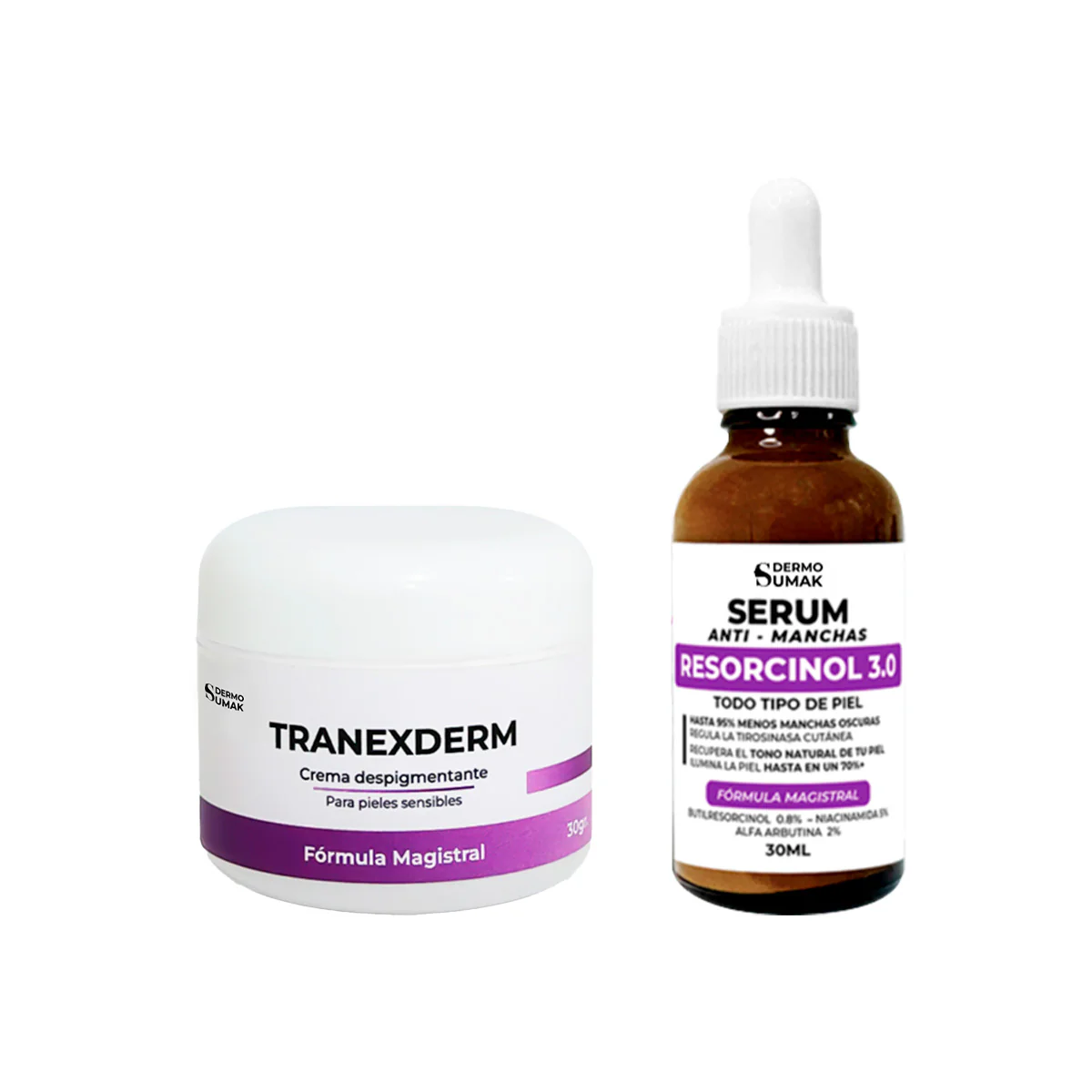 DUO ANTI MANCHAS RESORCINOL + TRANEXAMICO DERMO SUMAK - 1