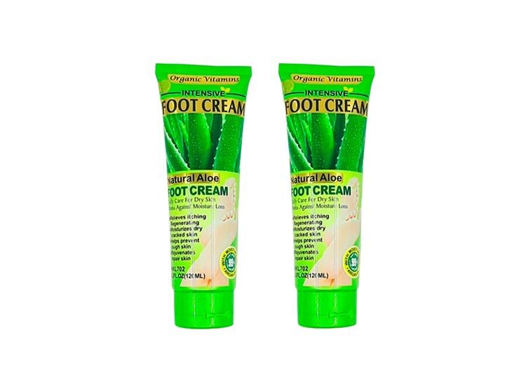 CREMA PARA PIES ALOE VERA 120ML FRUIT OF THE WOKALI 2 UND - 1