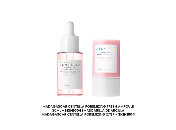 MADAGASCAR CENTELLA POREMIZING 30ML + MASCARILLA ARCILLA 27G SKIN1004 - 2