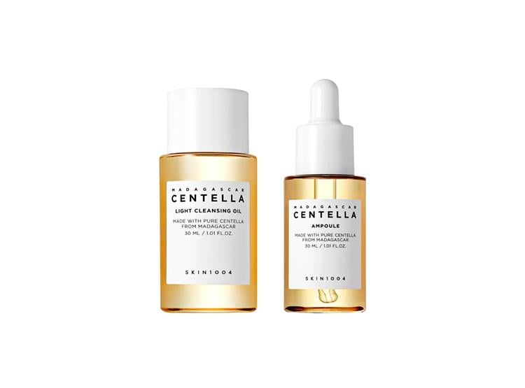 MADAGASCAR CENTELLA LIGHT CLEAN.OIL 30ML+CENTELLA AMPOULE20ML SKIN1004 - 1