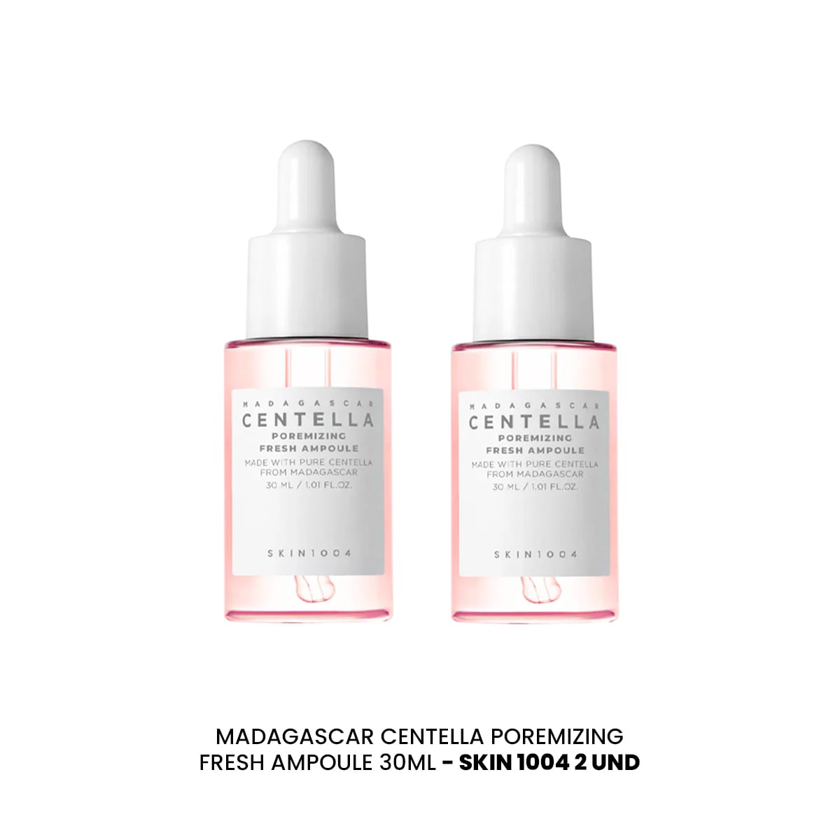 MADAGASCAR CENTELLA POREMIZING FRESH AMPOULE 30ML SKIN1004 2 UND - 2