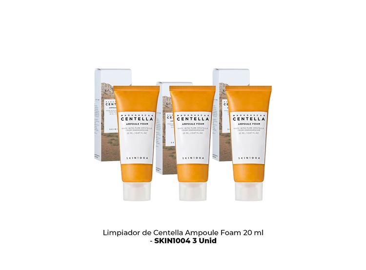 LIMPIADOR DE CENTELLA AMPOULE FOAM SKIN1004 20 ML 3 UNID - 2