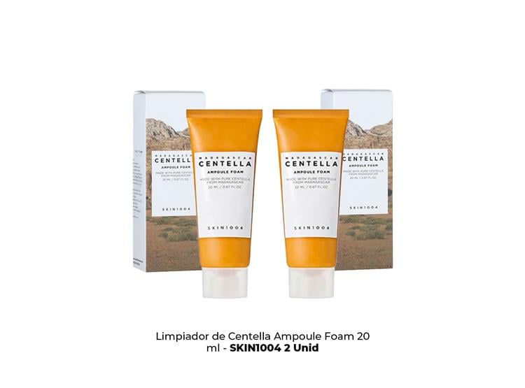 LIMPIADOR DE CENTELLA AMPOULE FOAM SKIN1004 20 ML 2 UNID - 2