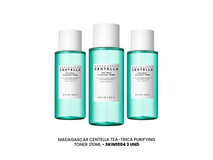 MADAGASCAR CENTELLA TEA-TRICA PURIFYING TONER 210ML - SKIN1004 3 UND - 2