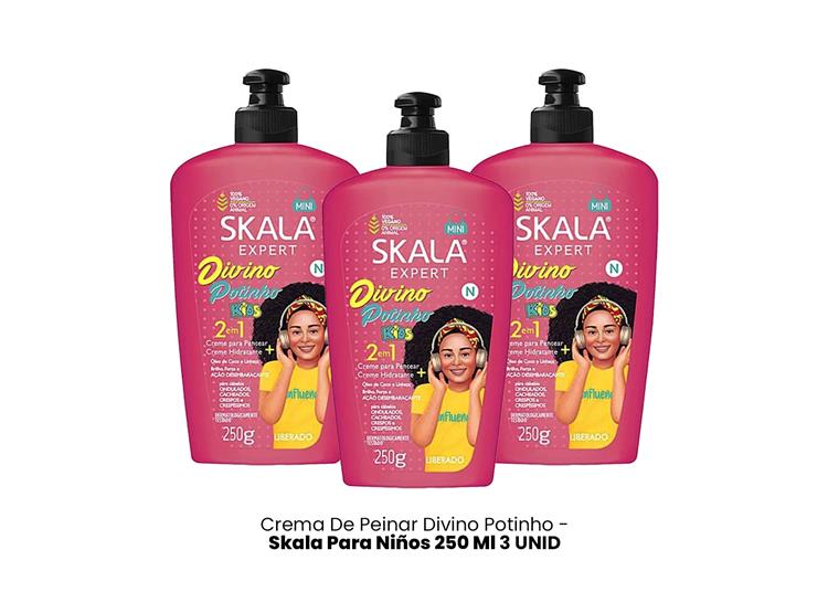 CREMA DE PEINAR DIVINO POTINHO - SAKALA PARA NIÑOS 250ML 3 UNID - 2