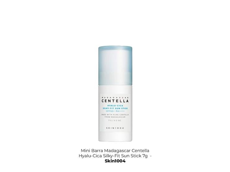 MINI BARRA MADAGASCAR CENTELLA HYALU-CICA SILKY-FIT SUN STICK 7G - SKIN1004 - 2