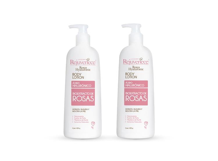 CREMA CORPORAL CON ACIDO HIALURONICO BIOEXTRACTO DE ROSAS 450ML 2UND - 1
