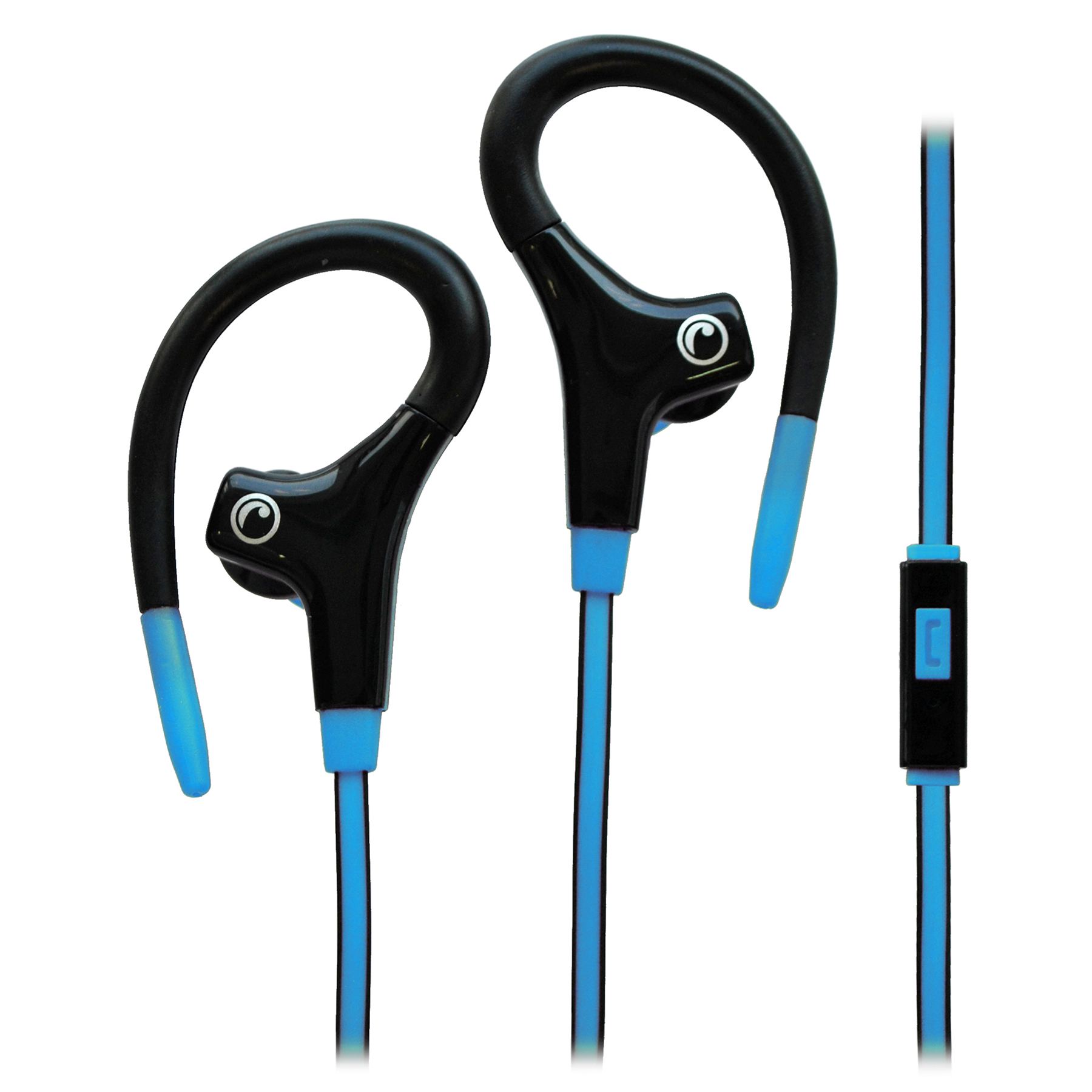 AUDÍFONOS FIDDLER IN-EAR FD-Q10695B DEPORTIVO C/ MICRÓFONO AZUL - 1