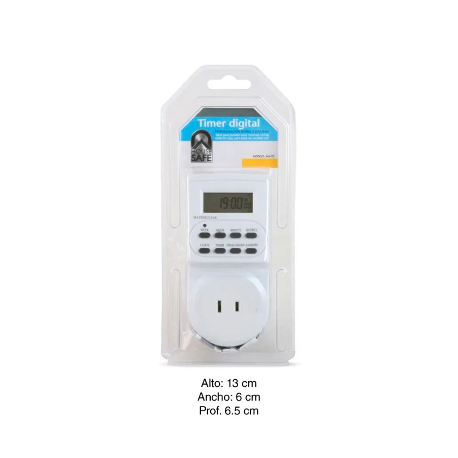 TIMER DIGITAL HOUSESAFE MULTICOLOR - 3