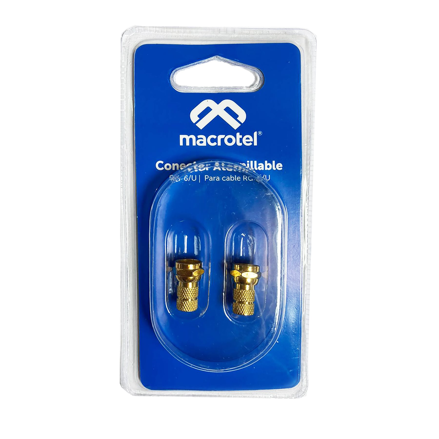 CONECTORES ATORNILLABLES RG-6 GOLD (PACK 2 UNIDS.) - 1