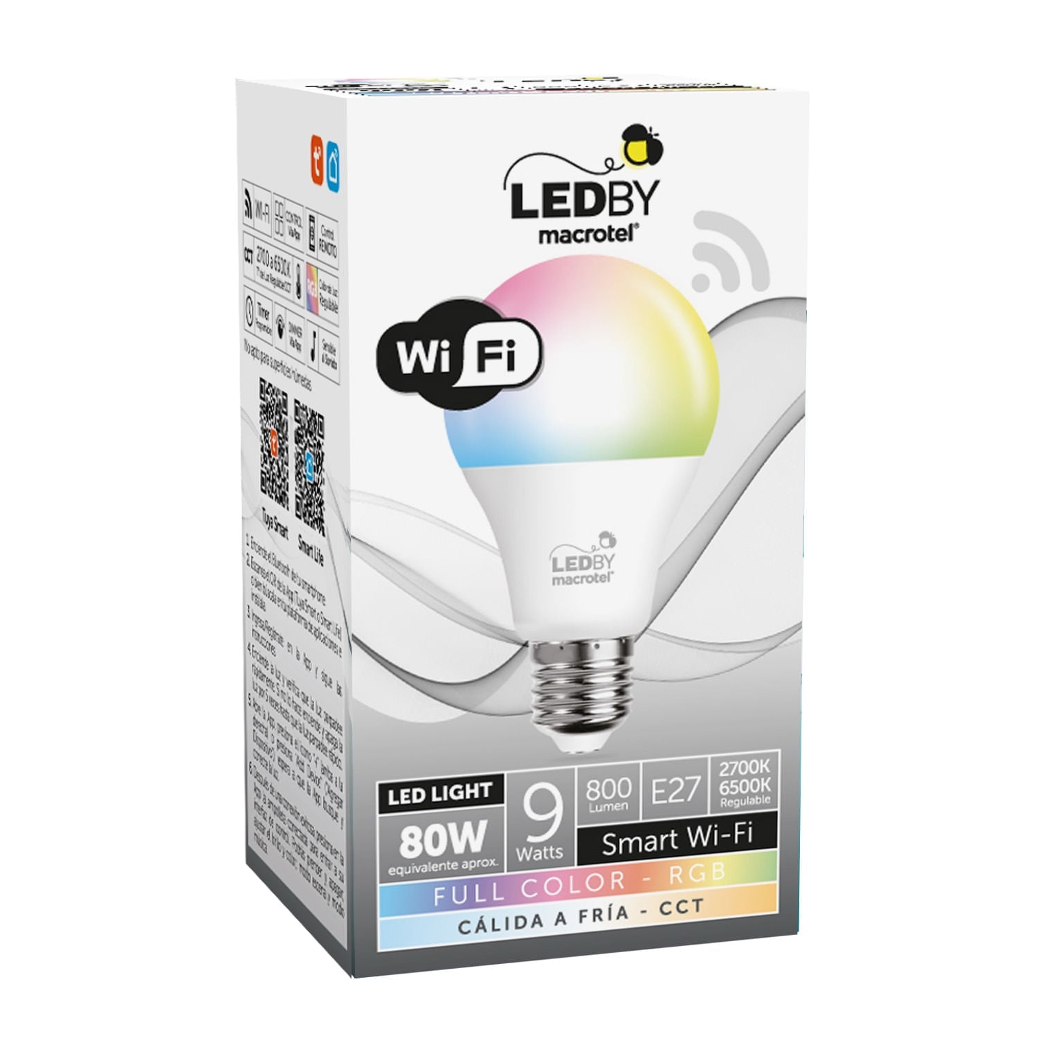 FOCO LED SMART WIFI 9W RGB LEDBY - 2