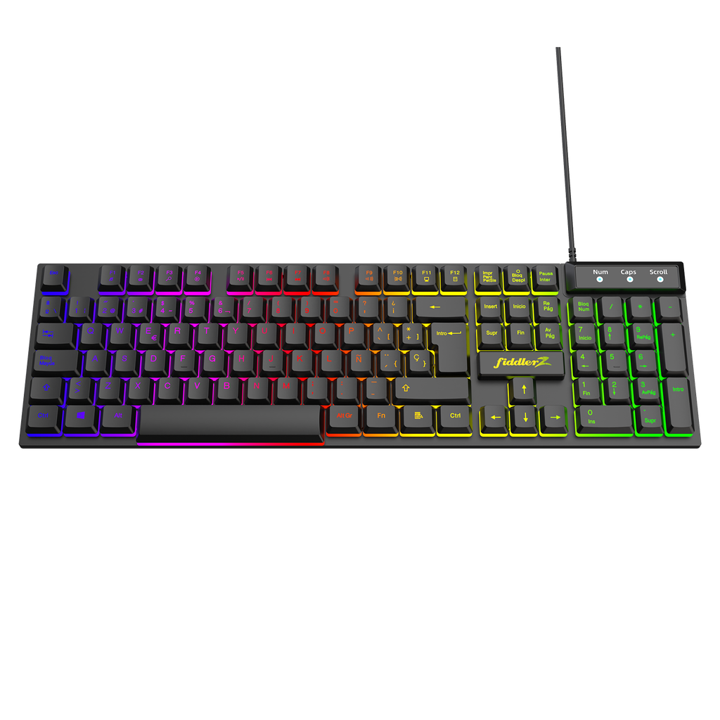 COMBO GAMER FIDDLER 4 EN 1 TECLADO, MOUSE, AUDÍFONOS Y MOUSEPAD - 5
