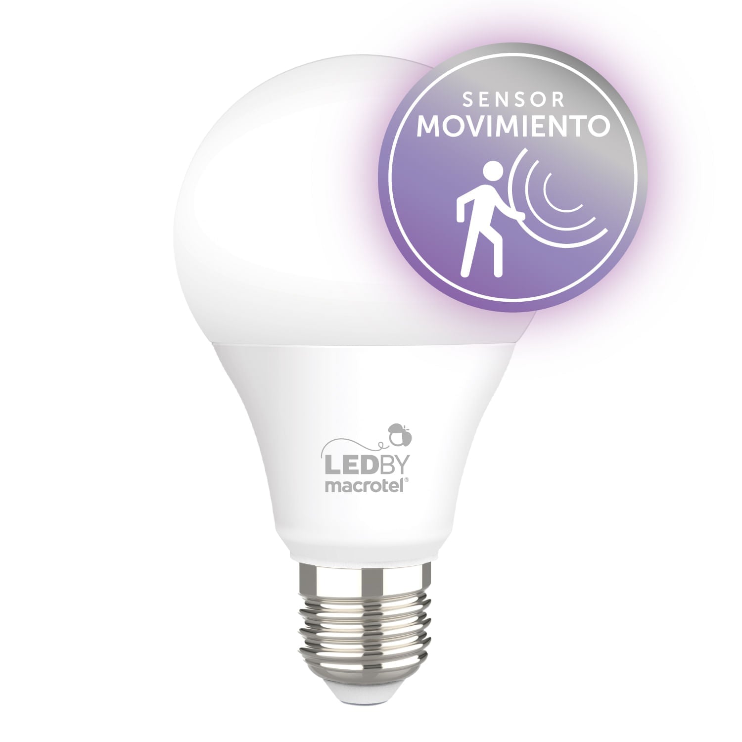 FOCO A60 CON SENSOR DE MOVIMIENTO 7W - 1