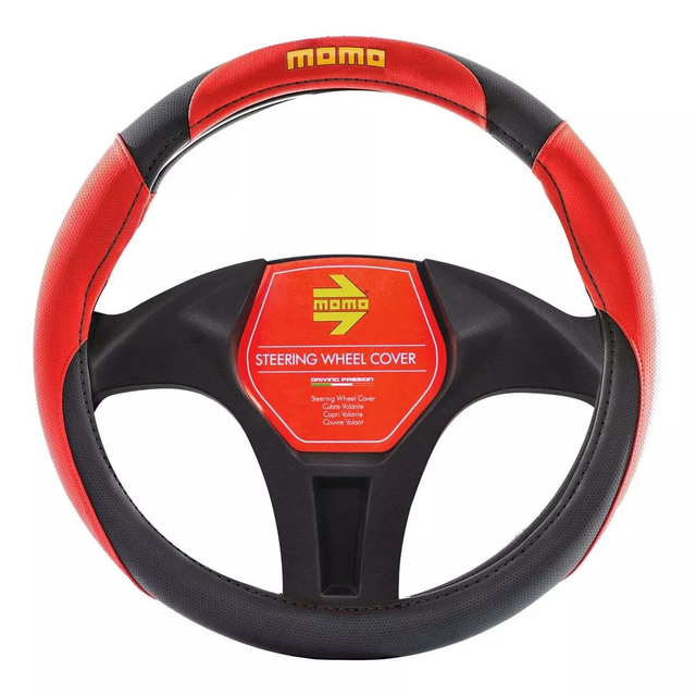 CUBREVOLANTE MOMO ROJO-NEGRO - 1