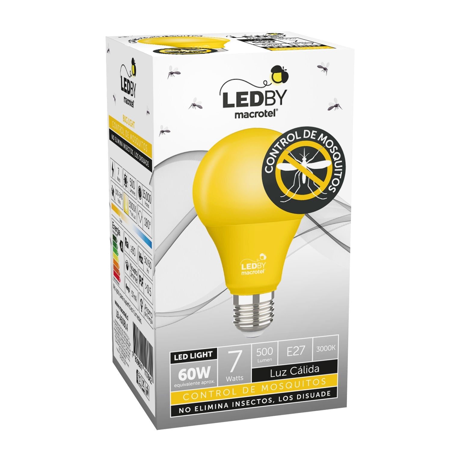 FOCO A60 ANTI MOSQUITOS 7W - 3