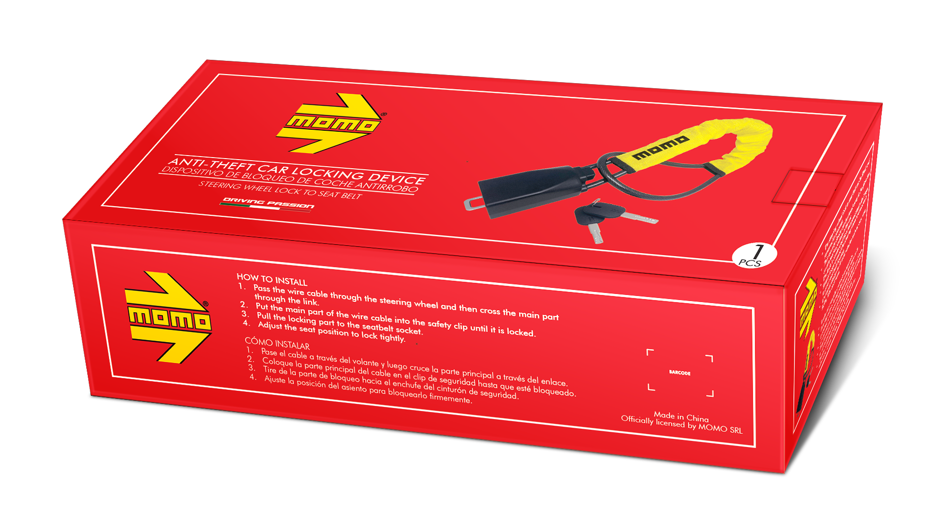 TRABAVOLANTE CON AJUSTE CINTURON DE SEGURIDAD MOMO - 5