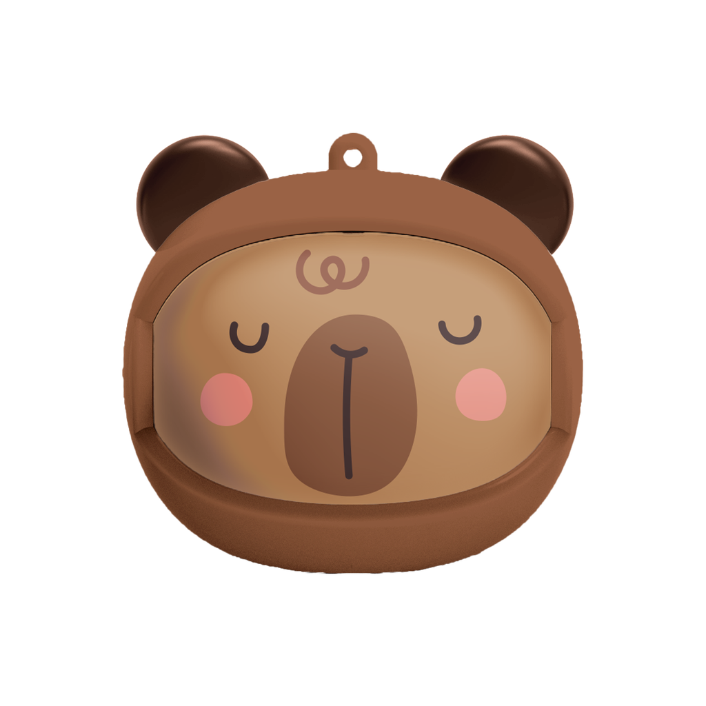 AUDÍFONO BLUETOOTH ROLLING FACE CAPIBARA 4-5HRS C/MICRÓFONO - 1