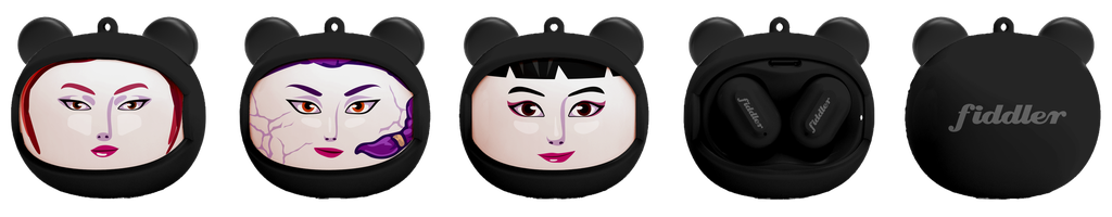 AUDÍFONO BLUETOOTH ROLLING FACE DEMON 4-5HRS C/MICRÓFONO - 2