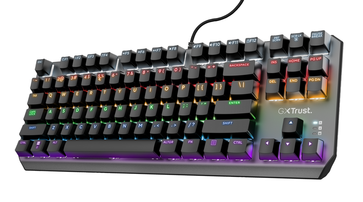 TECLADO GAMER ES ILUMINACIÓN GXT834 TRUST - 2