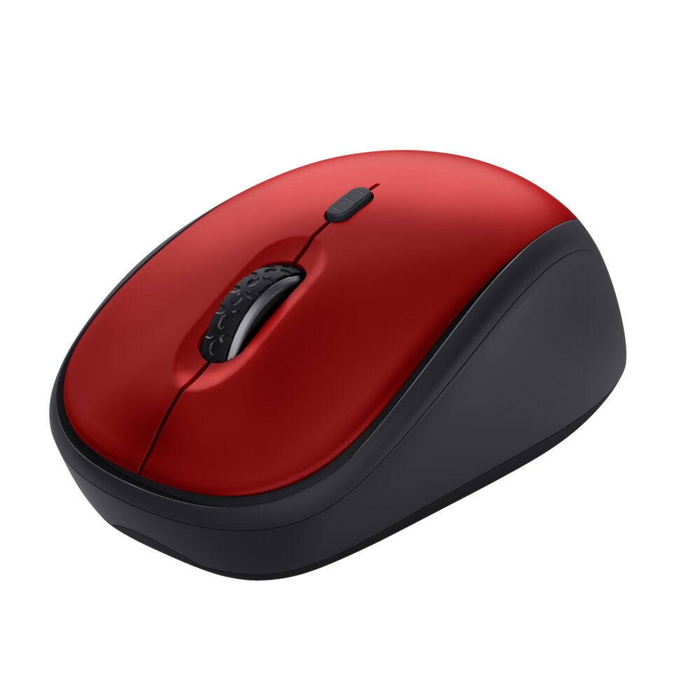 MOUSE INALAMBRICO YVI+ ECO ROJO TRUST - 2