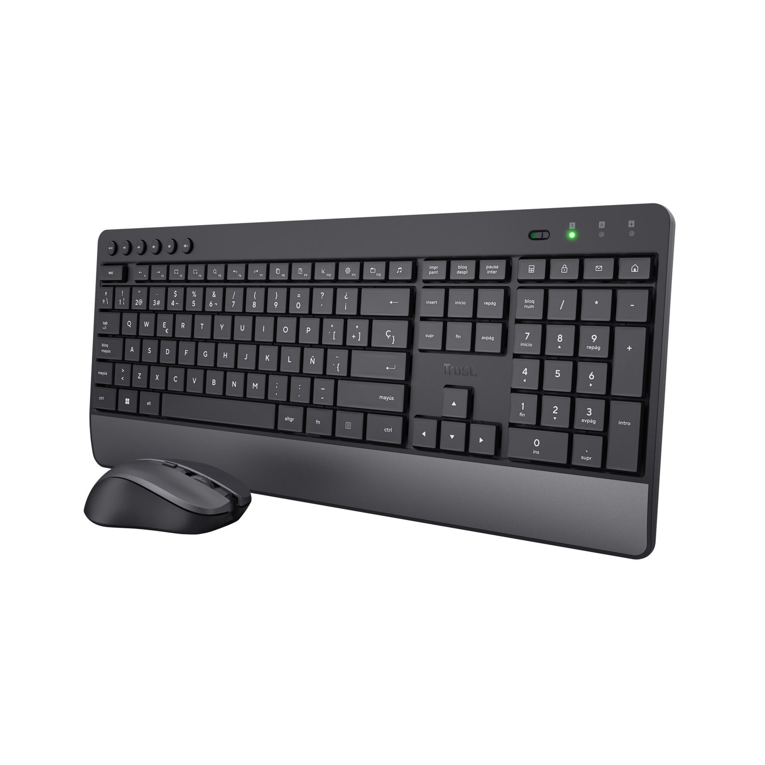 KIT TECLADO MOUSE INALÁMBRICO TREZO ECO ESPAÑOL - 4