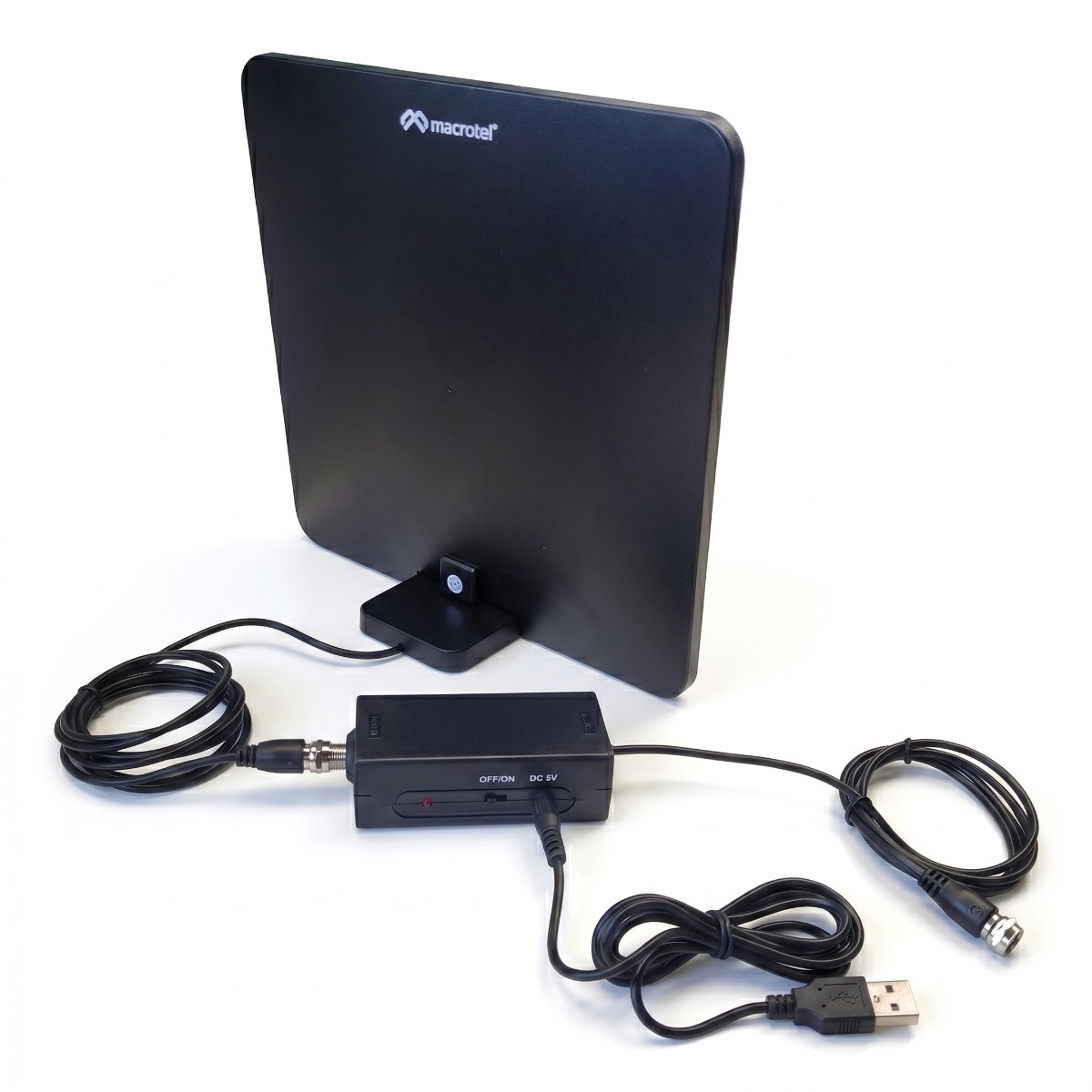 ANTENA HDTV DIGITAL ULTRA PLANA MACROTEL - 2