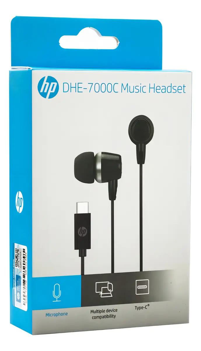 AUDÍFONO IN EAR TYPE C GOMA HP - 4