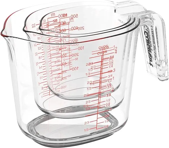 JUEGO DE 3 TAZAS MEDIDORAS ANIDABLES CUISINART - 1