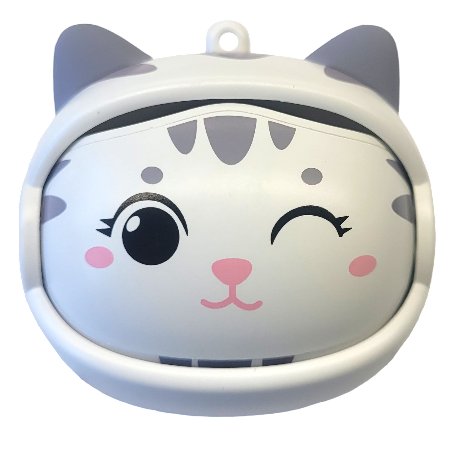 AUDÍFONO BLUETOOTH CAT KAWAII ROLLING FACE - 1