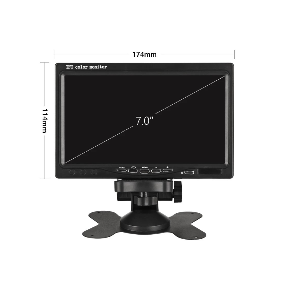 KIT DE RETROCESO PARA CAMIÓN PANTALLA Y CAMARA 12V A 24V - 2