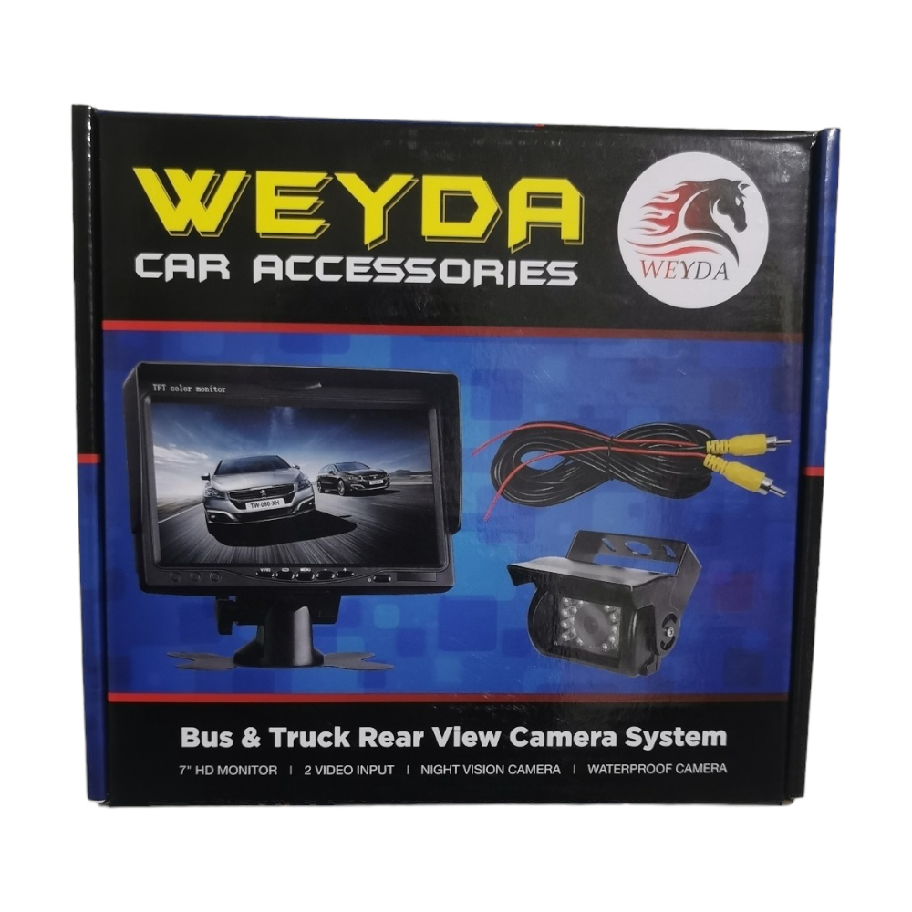 KIT DE RETROCESO PARA CAMIÓN PANTALLA Y CAMARA 12V A 24V - 5