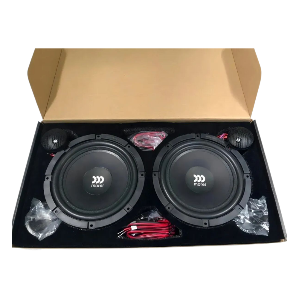 SET DE PARLANTES BOCINAS COMPONENTES 6.5' - MOREL MAXIMO 6 MKII - 180W - 2