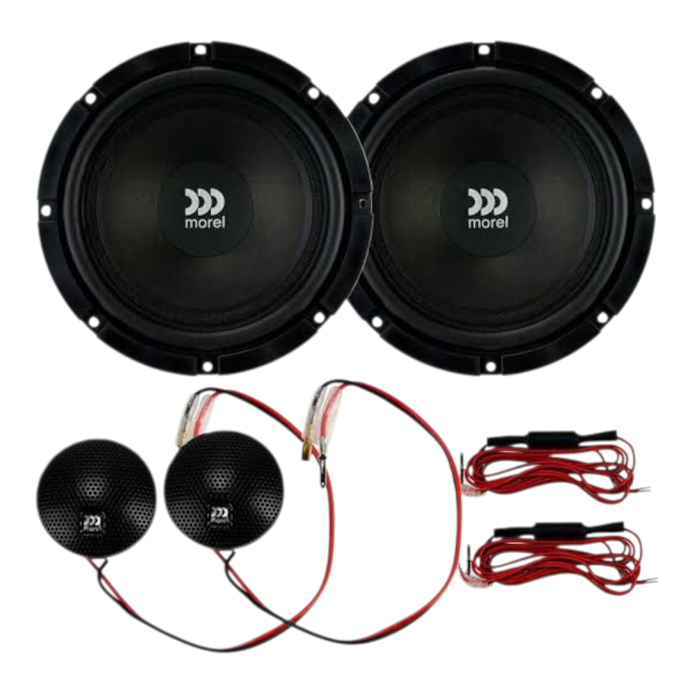 SET DE PARLANTES BOCINAS COMPONENTES 6.5' - MOREL MAXIMO 6 MKII - 180W - 8