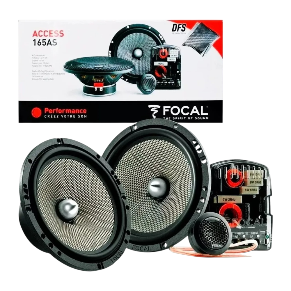 PARLANTES COMPONENTES FOCAL 165 AS - 120W - BOCINAS DE 6.5' - ACCESS - 1
