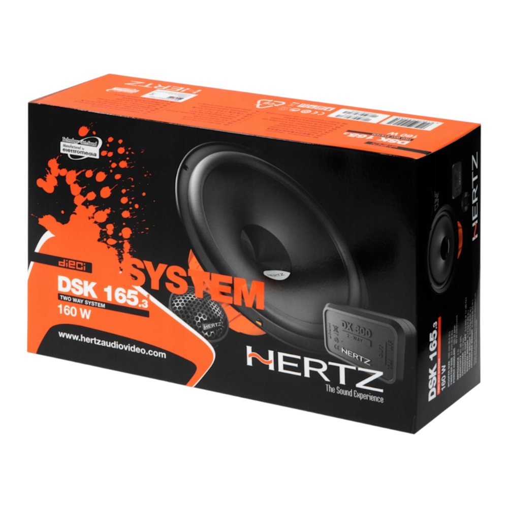 PARLANTES COMPONENTES HERTZ DIECI DSK165.3 - 160W - BOCINAS DE 6.5' - 6
