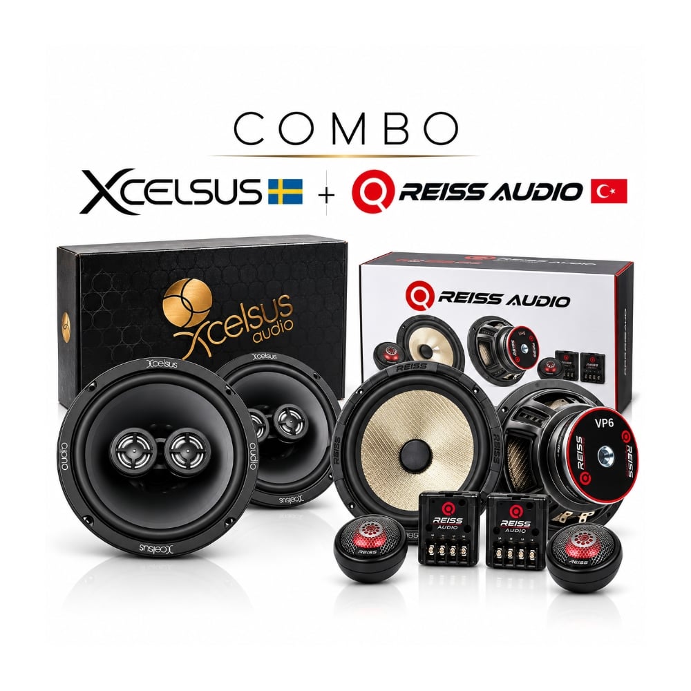 COMBO PARLANTE + COMPONENTE - XCELSUS XP620 + REISS AUDIO RS-VP6 - 1