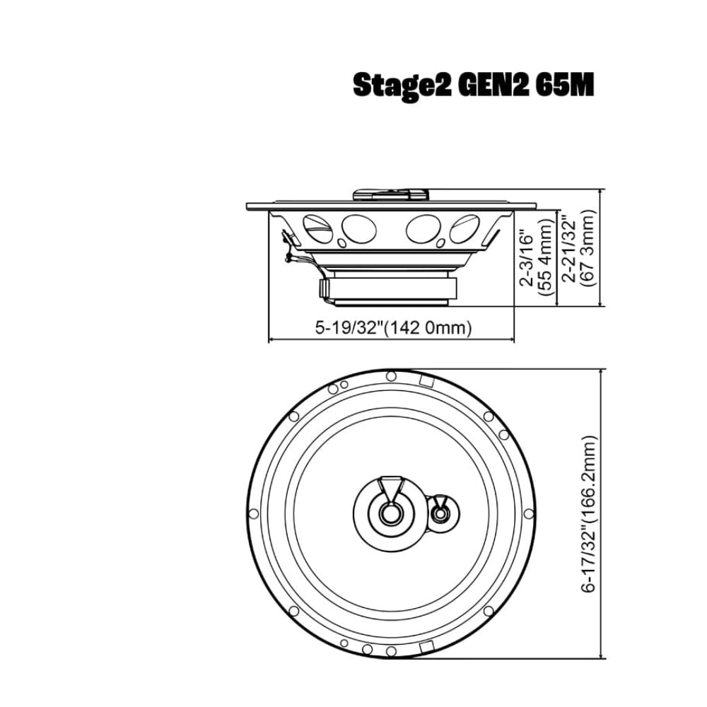 PARLANTES BOCINAS JBL STAGE2 65M - 480W - 7
