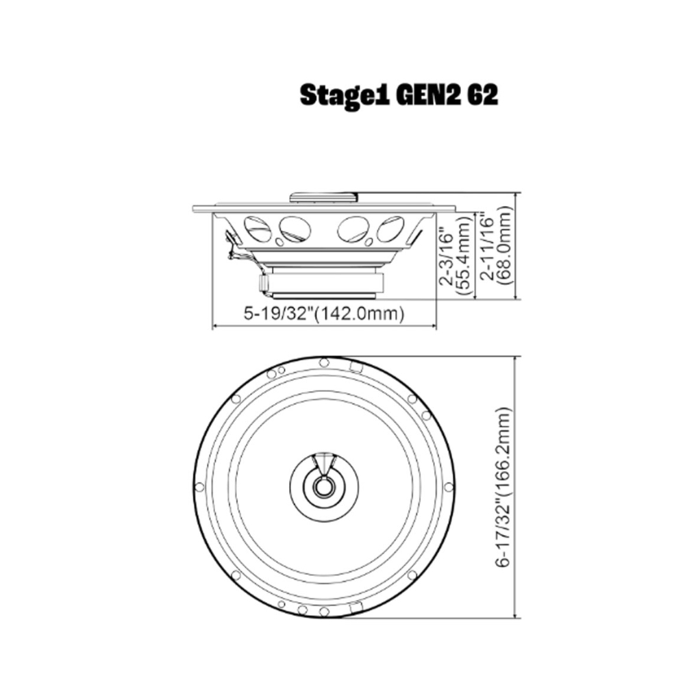 PARLANTES BOCINAS JBL STAGE1 62F - 400W - 8