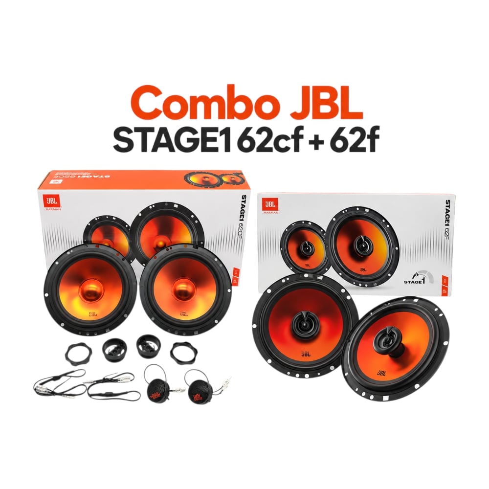 COMBO PARLANTE + COMPONENTE - JBL STAGE1 62F + 62CF - 1