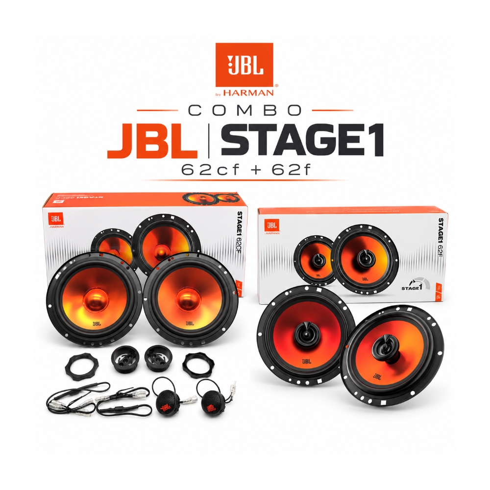 COMBO PARLANTE + COMPONENTE - JBL STAGE1 62F + 62CF - 10