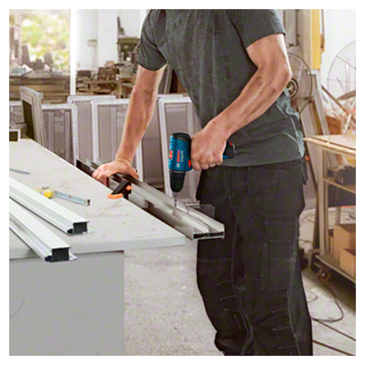 ATORNILLADOR DE IMPACTO GDR 120 + TALADRO GSR 120 LI BOSCH - 2