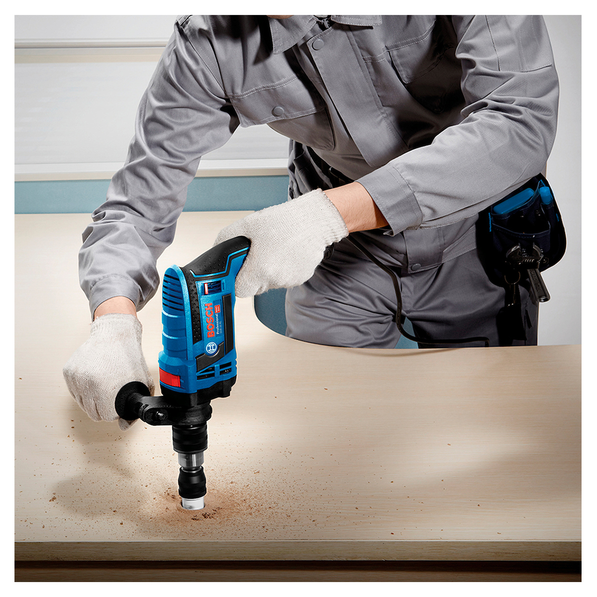 TALADRO PERCUTOR 1/2'' 13 MM 750W + MALETA BOSCH GSB 16 RE - 7