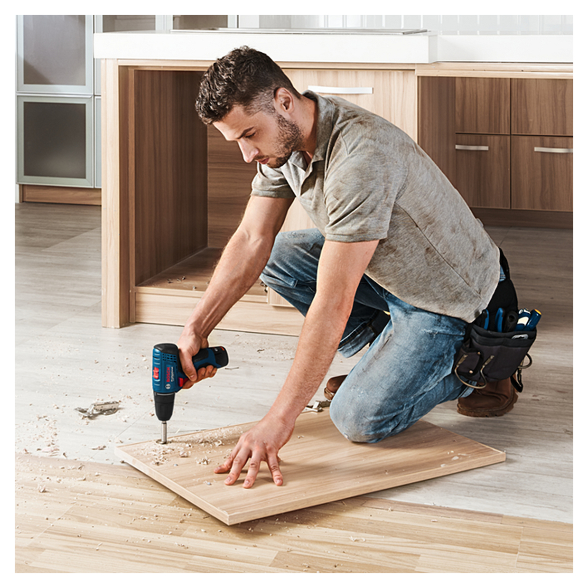 TALADRO ATORNILLADOR PERCUTOR 10MM BOSCH GSB 120-LI BARETOOL - 4