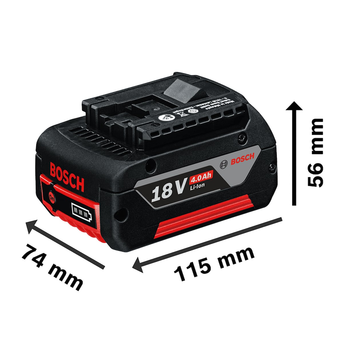 KIT DE 2 BATERÍAS DE 4 AH Y CARGADOR BOS 1600.A02.RM8-00 - 7