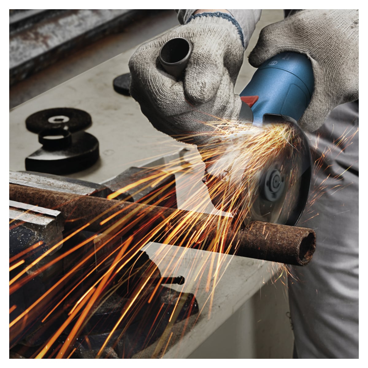 MINI AMOLADORA ESMERIL ANGULAR 4 1/2'' 710W BOSCH GWS 700 - 6